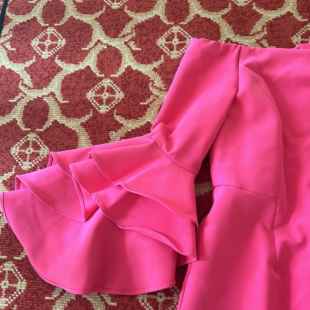 Milly Minis Sheath Mini Dress Size 12 Off Shoulder Girls - Picture 2 of 9